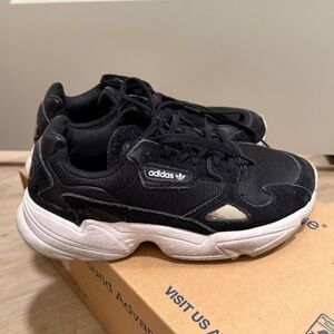 Adidas Black and White Sneakers Women’s Size 6.5 Shoes